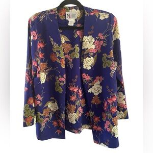 Maggie Sweet Vintage Blueish Purple Blazer Jacket